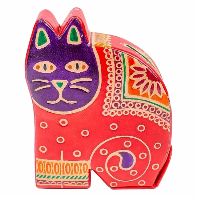 Копилка "Кошка" (кожа)