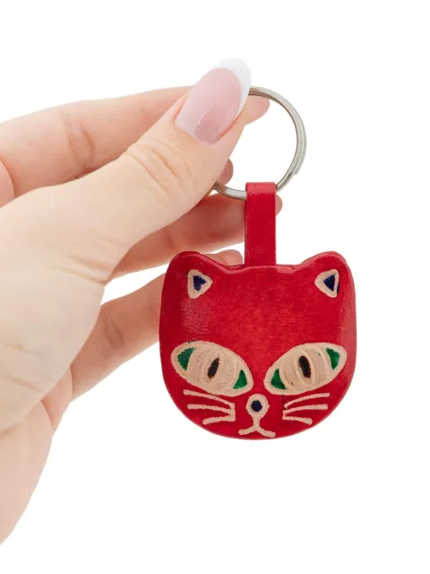 Брелок "Котик" красный