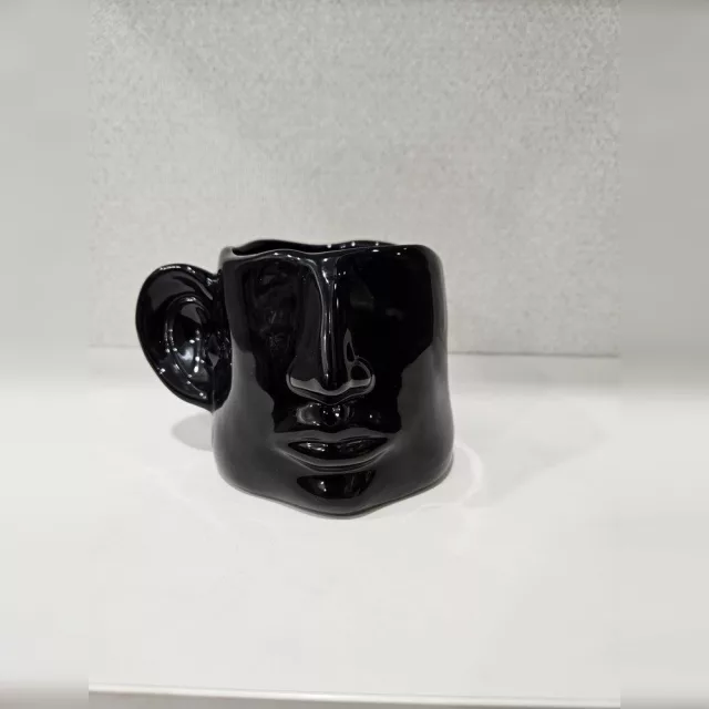 Кружка "Голова с ухом" черная
